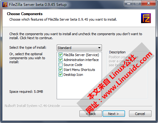 FileZilla Server 0.9.45 架设 FTP 服务器图文教程 FileZilla Server 0.9.45 架设 FTP 服务器图文教程