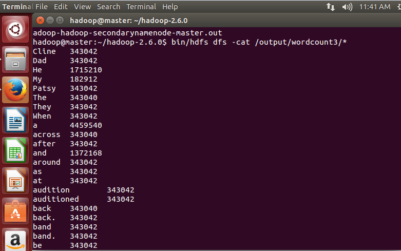 Ubuntu14.04 安装配置 Hadoop2.6.0(完全分布式)与 wordcount 实例运行 Ubuntu14.04 安装配置 Hadoop2.6.0(完全分布式)与 wordcount 实例运行