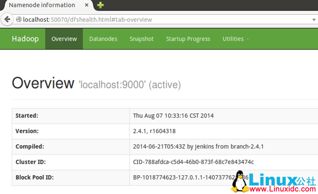 Ubuntu14.04 下 Hadoop2.4.1 单机 / 伪分布式安装配置教程 Ubuntu14.04 下 Hadoop2.4.1 单机 / 伪分布式安装配置教程