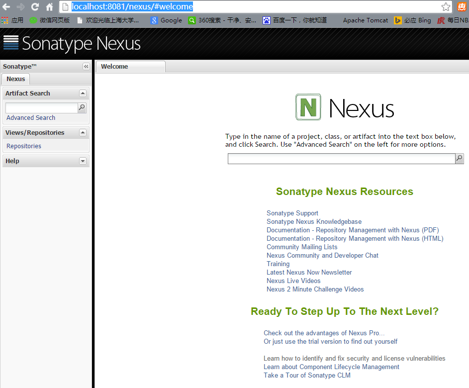Windows 下使用 Nexus 创建私服 Windows 下使用 Nexus 创建私服