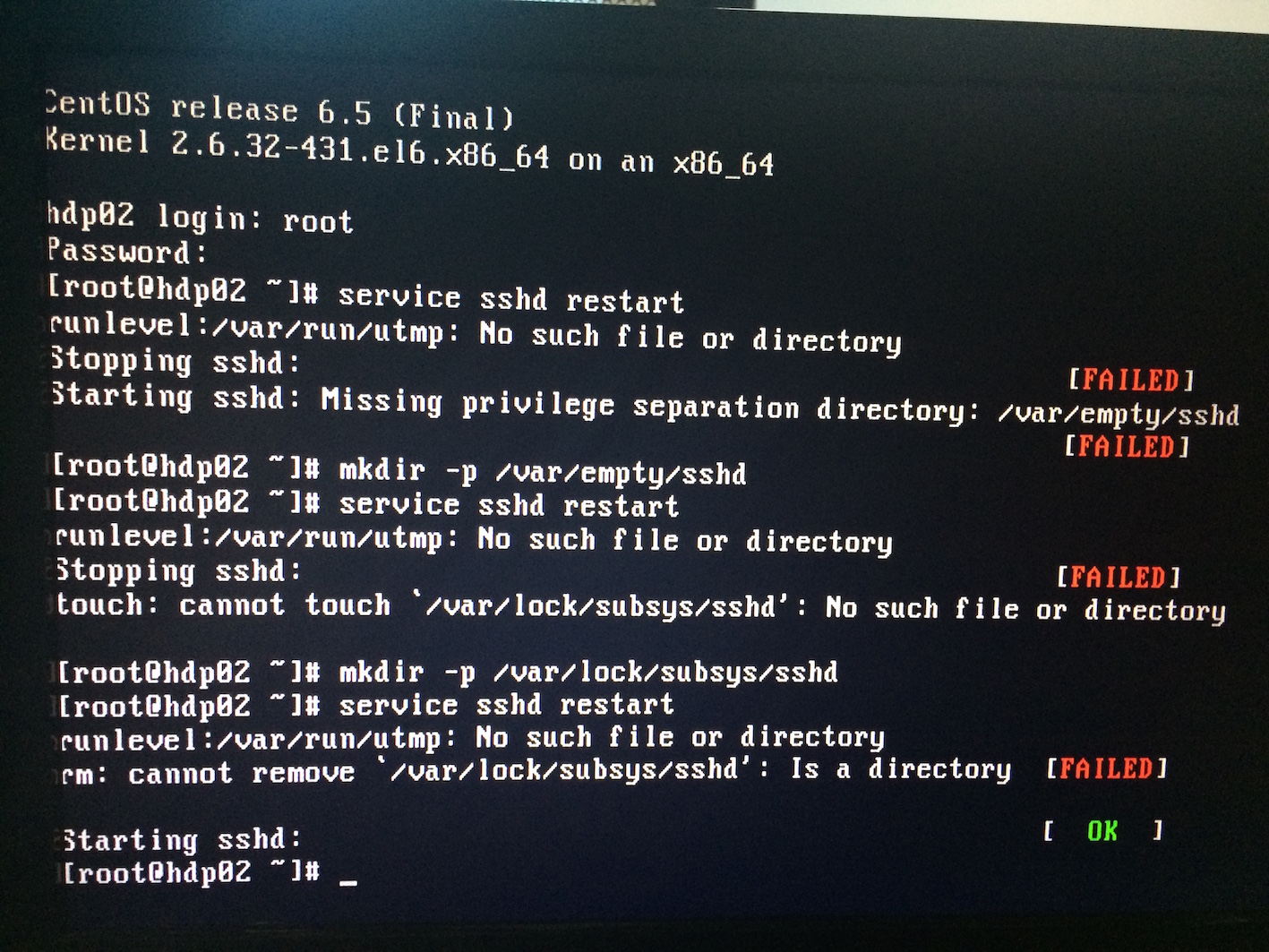 SSH 服务突然中断及处理方法 SSH 服务突然中断及处理方法