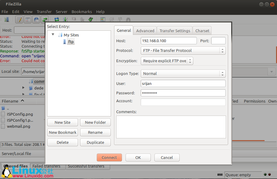 CentOS 7.0 上安装 ProFTPD