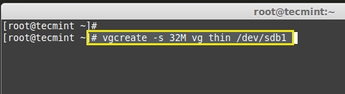 在 LVM 中设置精简资源调配卷(第四部分) 在 LVM 中设置精简资源调配卷(第四部分)