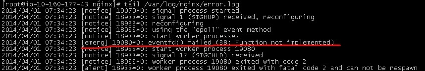 CentOS 5.9 启动 Nginx 失败 CentOS 5.9 启动 Nginx 失败