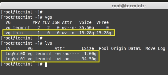在 LVM 中设置精简资源调配卷(第四部分) 在 LVM 中设置精简资源调配卷(第四部分)