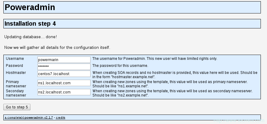 RHEL/CentOS 7 中安装并配置 PowerDNS 和 PowerAdmin RHEL/CentOS 7 中安装并配置 PowerDNS 和 PowerAdmin