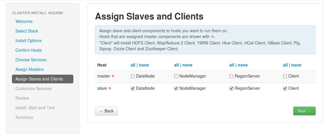 CentOS 6.5 下使用 Ambari 安装 Hadoop 集群 CentOS 6.5 下使用 Ambari 安装 Hadoop 集群