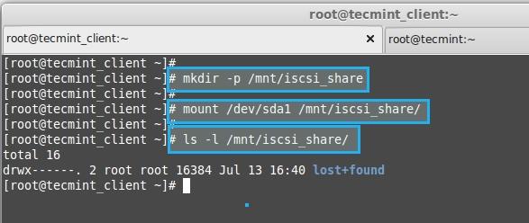 设置 iSCSI 的发起程序(客户端)(三) 设置 iSCSI 的发起程序(客户端)(三)