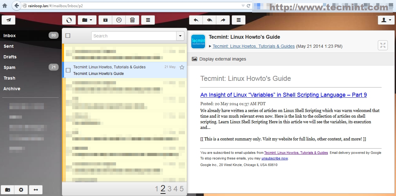 在 Arch 上使用 Nginx/Apache 安装 RainLoop Webmail 在 Arch 上使用 Nginx/Apache 安装 RainLoop Webmail