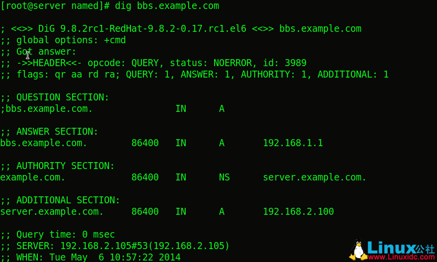 Linux 入门教程:DNS 服务器的配置 Linux 入门教程:DNS 服务器的配置