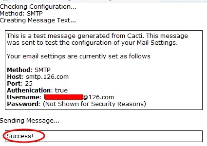 Cacti 报警邮件的设置 Cacti 报警邮件的设置