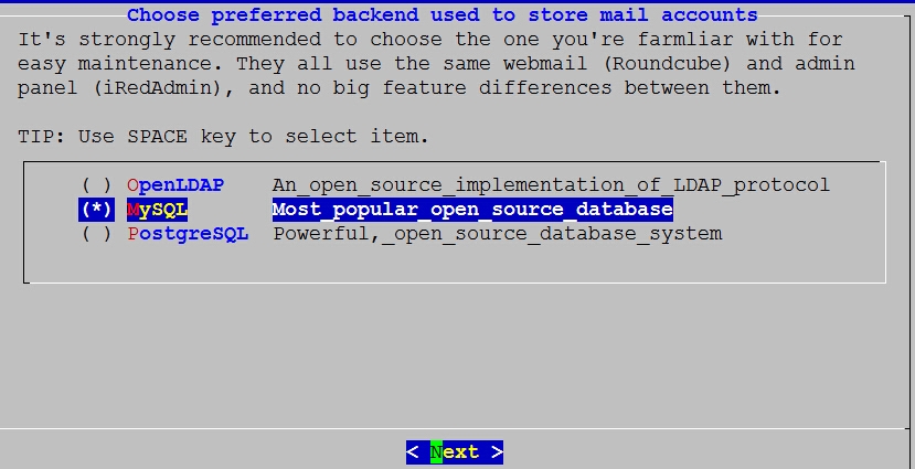 Linux 下搭建 iRedMail 邮件服务器 Linux 下搭建 iRedMail 邮件服务器