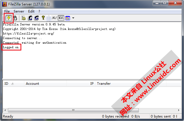 FileZilla Server 0.9.45 架设 FTP 服务器图文教程 FileZilla Server 0.9.45 架设 FTP 服务器图文教程