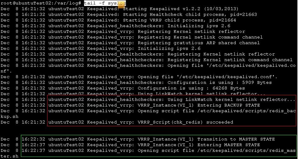 Redis+Keepalived 高可用方案详细分析 Redis+Keepalived 高可用方案详细分析