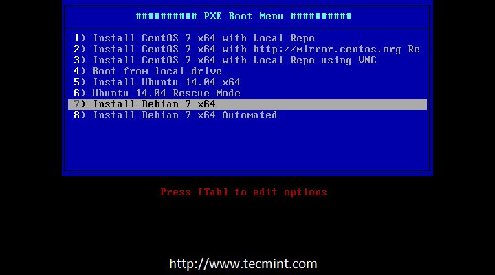 添加 Ubuntu/Debian 到 RHEL/CentOS 7 的 PXE 网络启动环境 添加 Ubuntu/Debian 到 RHEL/CentOS 7 的 PXE 网络启动环境