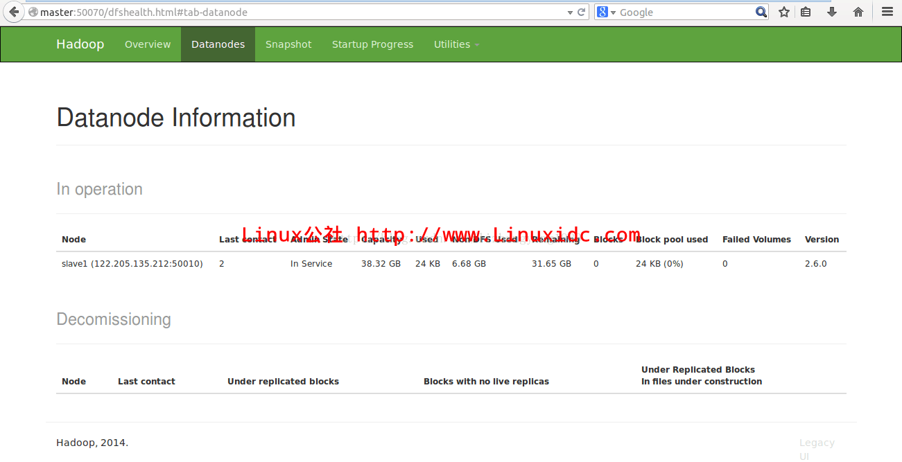 Ubuntu14.04 安装配置 Hadoop2.6.0(完全分布式)与 wordcount 实例运行 Ubuntu14.04 安装配置 Hadoop2.6.0(完全分布式)与 wordcount 实例运行