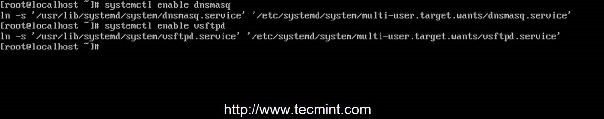 RHEL/CentOS 7 中配置 PXE 网络启动服务器 RHEL/CentOS 7 中配置 PXE 网络启动服务器