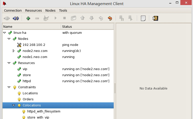 HeartBeat 基于 CRM 进行资源管理配置