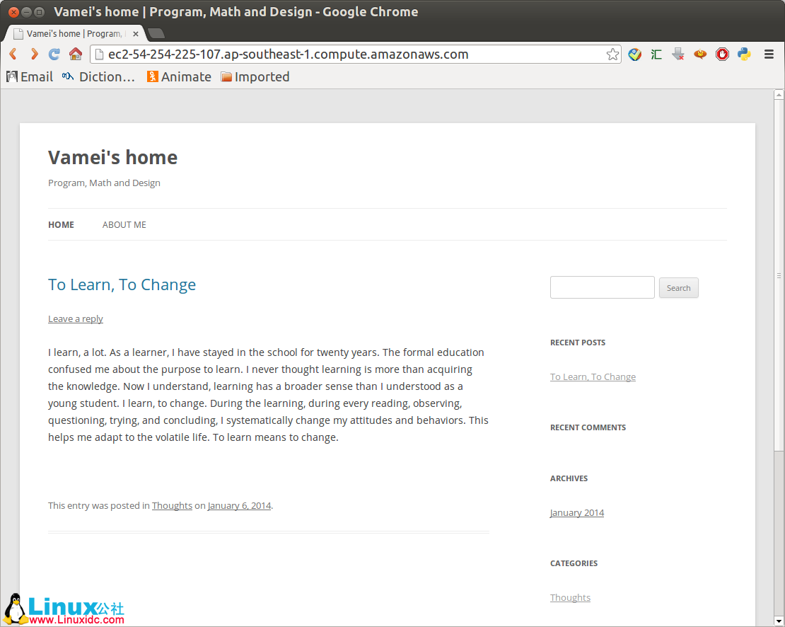 使用 AWS(亚马逊云服务器)搭建 WordPress 博客网站 使用 AWS(亚马逊云服务器)搭建 WordPress 博客网站