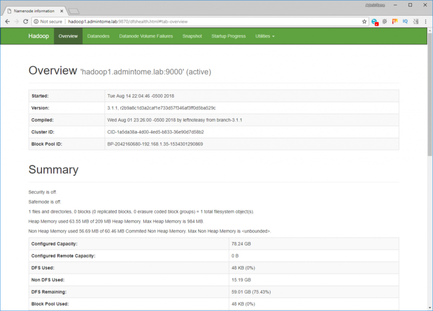 Ubuntu 18.04.1上安装Hadoop 3.1.1集群详解-星哥说事