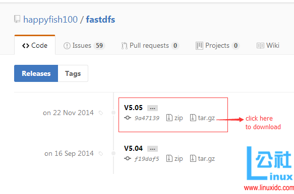 CentOS 7 安装配置分布式文件系统 FastDFS 5.0.5