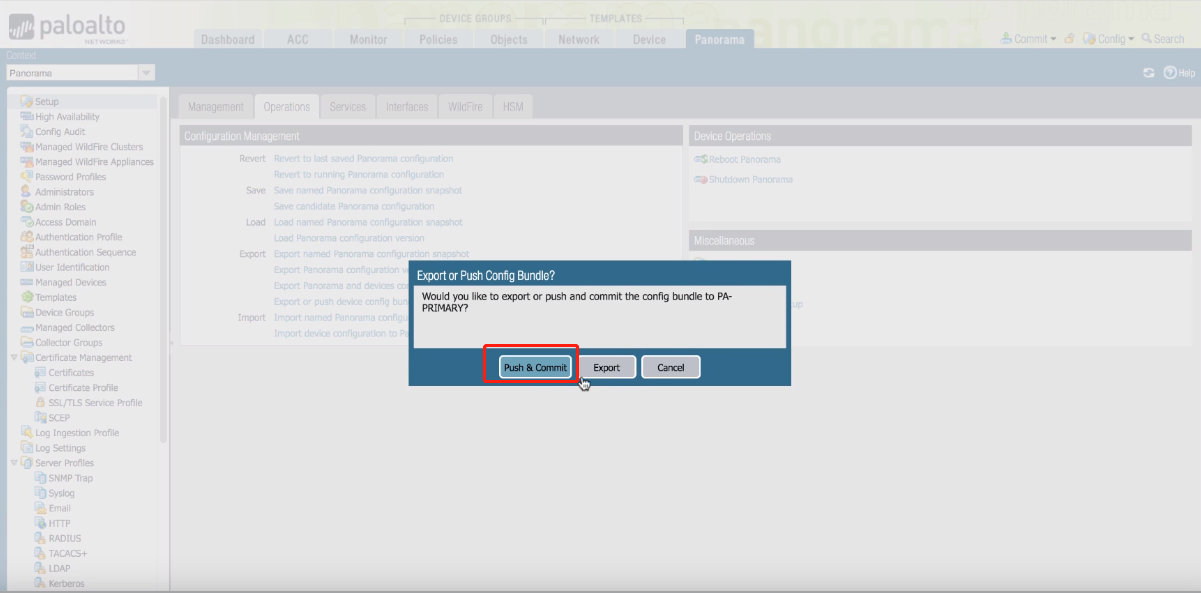 迁移 PaloAlto HA 高可用防火墙到 Panorama 迁移 PaloAlto HA 高可用防火墙到 Panorama