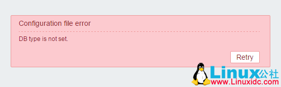 Web 登录 Zabbix 报 DB type is not set
