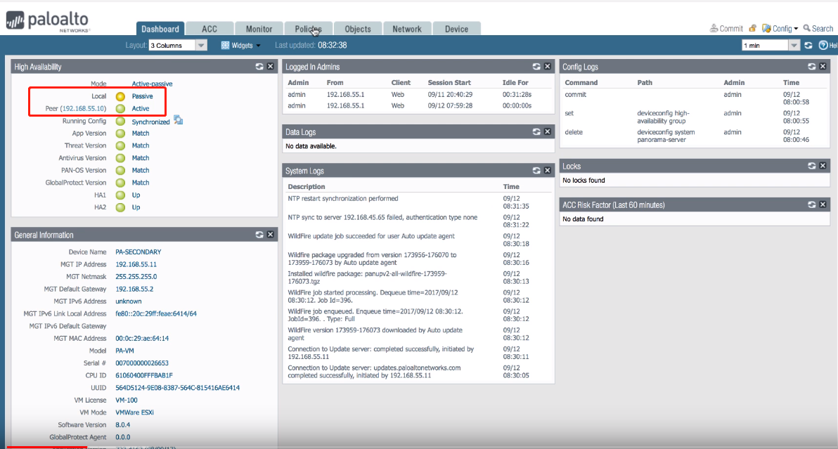 迁移 PaloAlto HA 高可用防火墙到 Panorama 迁移 PaloAlto HA 高可用防火墙到 Panorama