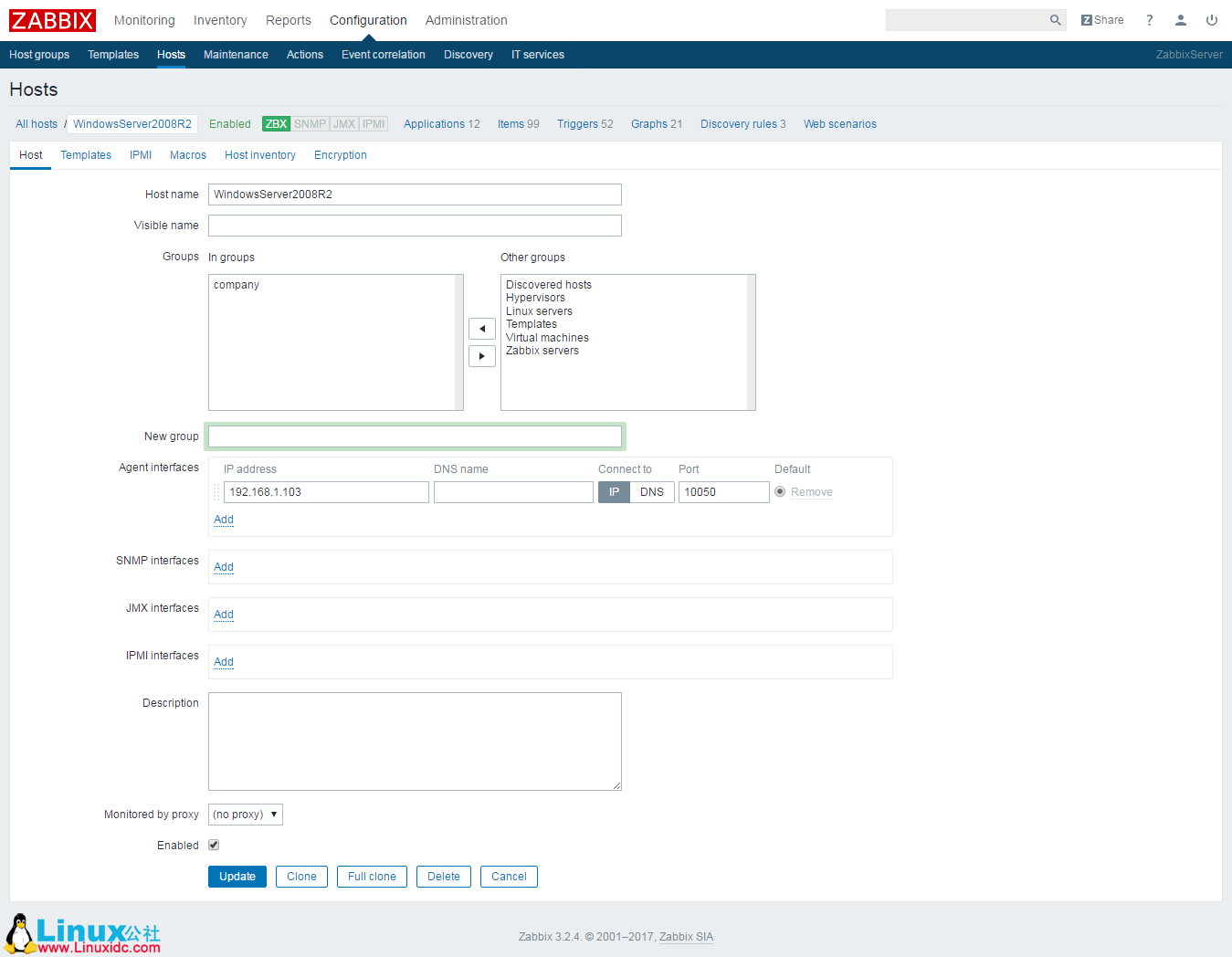 CentOS 7.2 下搭建 Zabbix 3.2 实践图解教程 CentOS 7.2 下搭建 Zabbix 3.2 实践图解教程