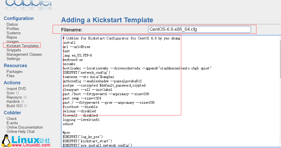 Cobbler 无人值守安装详解 Cobbler 无人值守安装详解