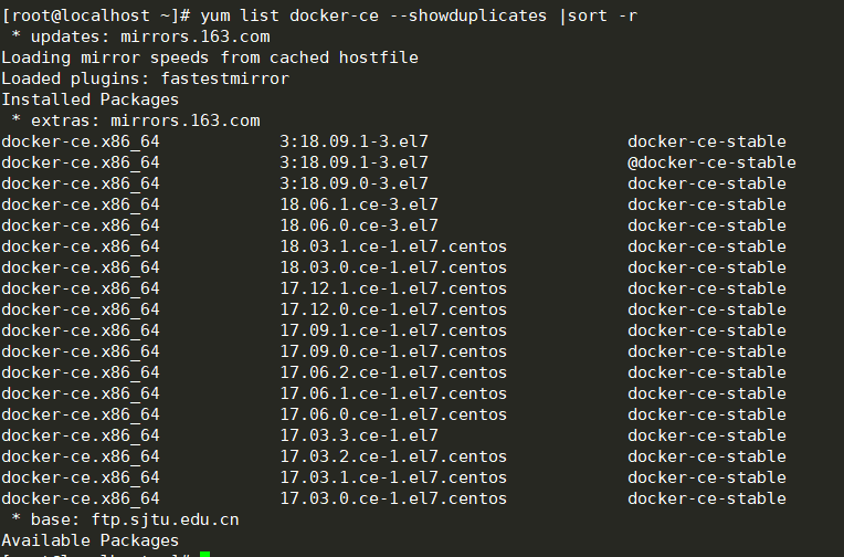 CentOS 7 下 Docker CE 安装配置简述