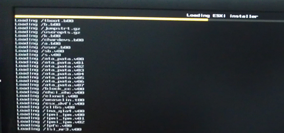 在 Dell R720 服务器上安装 ESXI5.5 时会出现卡在 LSI_MR3.V00 的解决方法 在 Dell R720 服务器上安装 ESXI5.5 时会出现卡在 LSI_MR3.V00 的解决方法