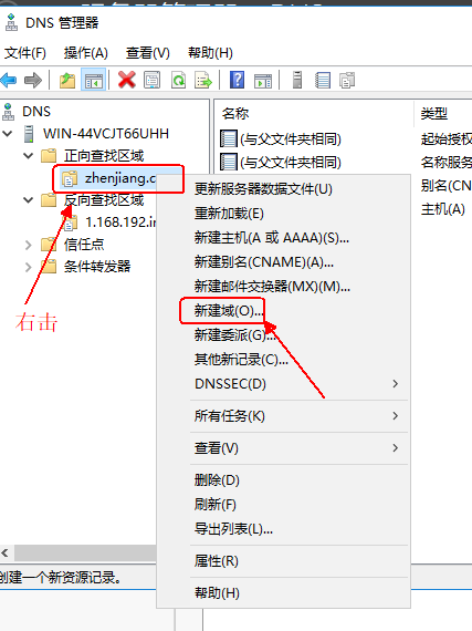 Windows server 2016 搭建 DNS 服务