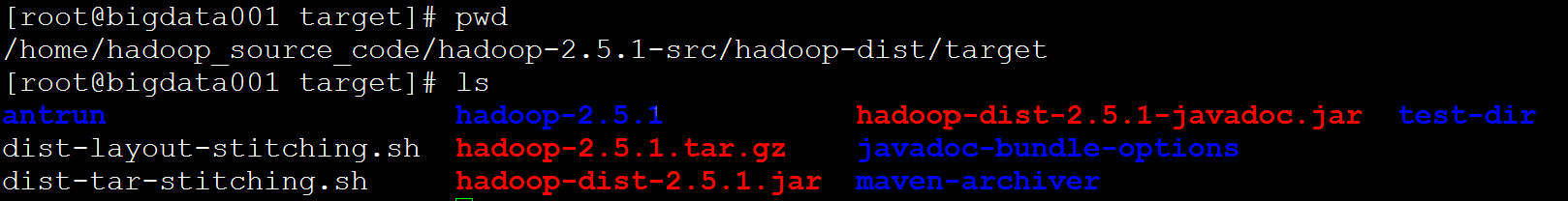 CentOS 6.5 源码编译安装 Hadoop2.5.1
