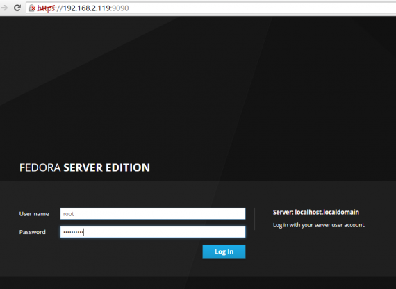 Fedora 23 Server 管理控制面板 Cockpit 截图欣赏 Fedora 23 Server 管理控制面板 Cockpit 截图欣赏