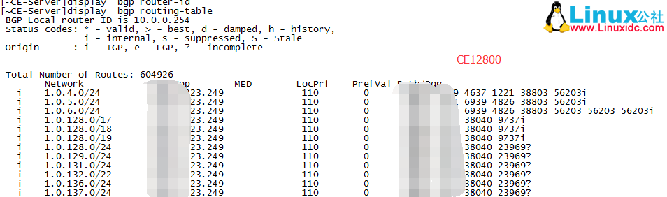 华为 CE12800 交换机收 BGP 路由不优故障处理