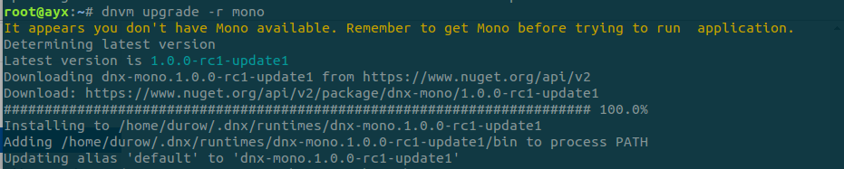 在 Ubuntu 下搭建 ASP.NET 5 开发环境
