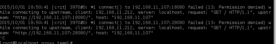 Nginx 反向代理 Tomcat 提示 13 permission denied while connecting to upstream Nginx 反向代理 Tomcat 提示 13 permission denied while connecting to upstream