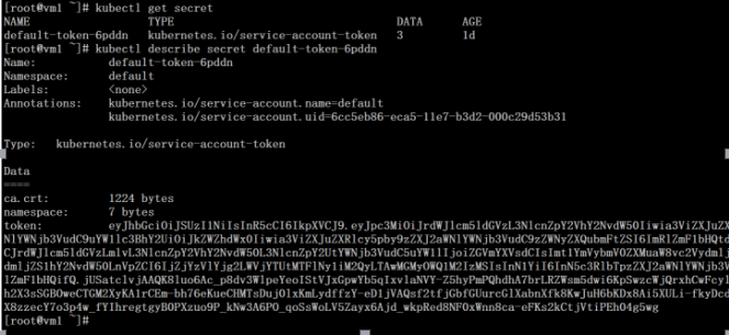 kubernetes 集群配置 serviceaccount
