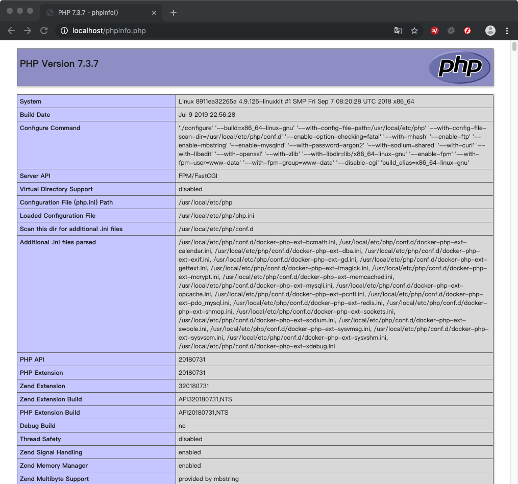 使用 Docker 搭建 PHP 开发环境 使用 Docker 搭建 PHP 开发环境
