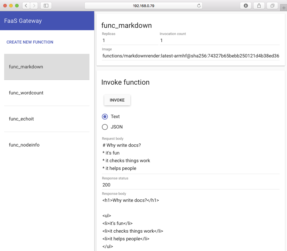 使用 Docker 构建你的 Serverless 树莓派集群 使用 Docker 构建你的 Serverless 树莓派集群