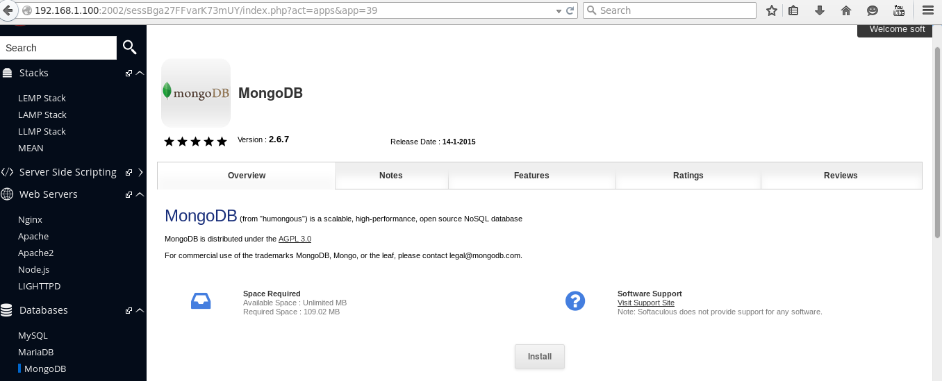 在 Ubuntu 15.04 上安装 Webuzo 控制面板 在 Ubuntu 15.04 上安装 Webuzo 控制面板