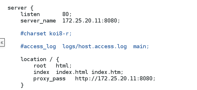 Nginx+Tomcat 实现 80 端口转发 8080 端口 Nginx+Tomcat 实现 80 端口转发 8080 端口