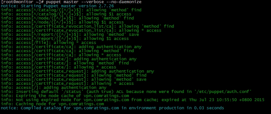 Puppet 子命令介绍