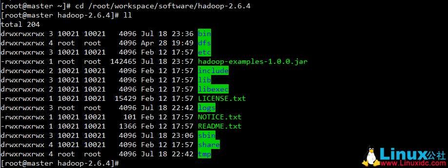 CentOS 7 下 Hadoop 2.6.4 分布式集群环境搭建 CentOS 7 下 Hadoop 2.6.4 分布式集群环境搭建