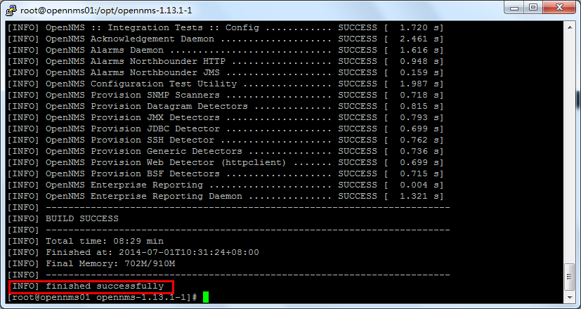 Linux 下 OpenNMS 编译