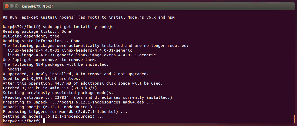 Ubuntu 14.04 LTS 下安装搭建 FBctf 平台 Ubuntu 14.04 LTS 下安装搭建 FBctf 平台