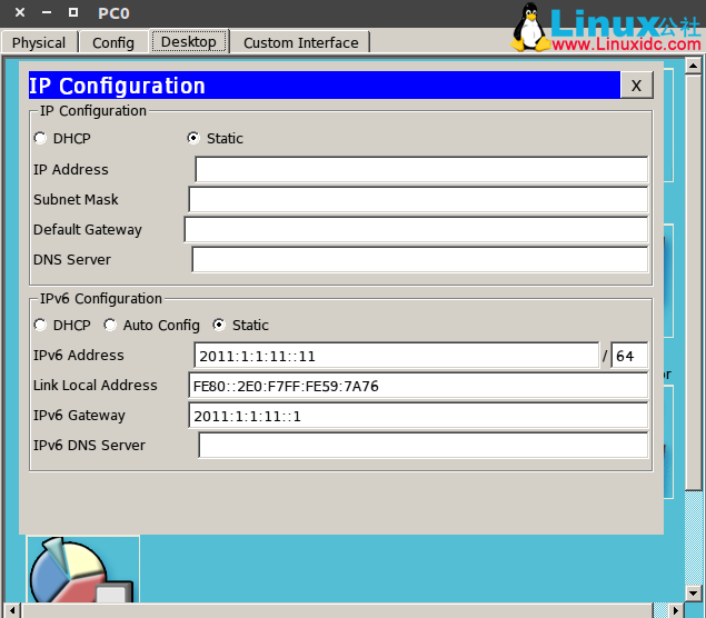 使用思科模拟器 Packet Tracer 与 GNS3 配置 IPv6 隧道 使用思科模拟器 Packet Tracer 与 GNS3 配置 IPv6 隧道