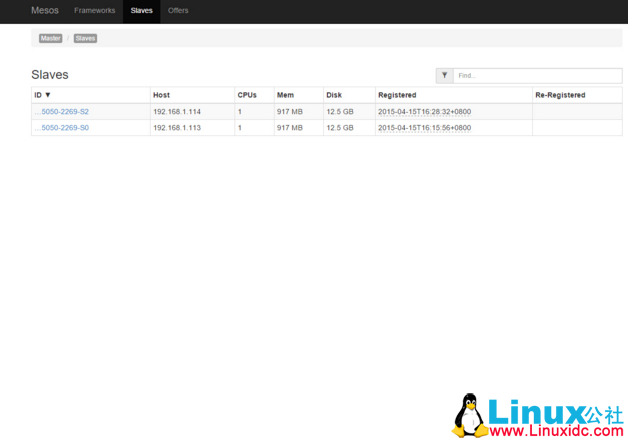 CentOS 7 安装 Mesos+Marathon+Zookeeper CentOS 7 安装 Mesos+Marathon+Zookeeper