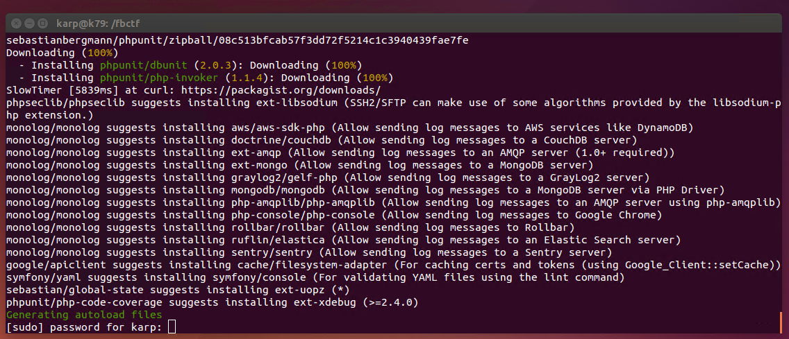Ubuntu 14.04 LTS 下安装搭建 FBctf 平台 Ubuntu 14.04 LTS 下安装搭建 FBctf 平台